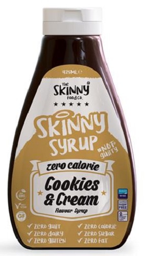 The Skinny Food Co. The Skinny Food Co Zero Calorie Syrup 425ml - Cookies&Cream PROŠLÉ DMT 2.2025