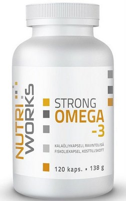 NutriWorks Omega 3 Strong 120 kapslí