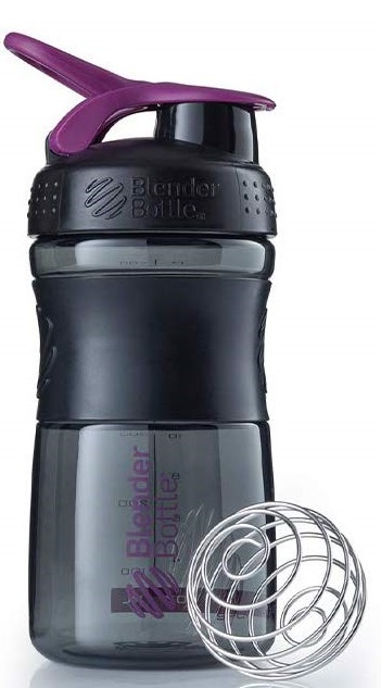 Levně BlenderBottle Blender Bottle Sportmixer Black 500 ml - černo fialová (Black Plum)