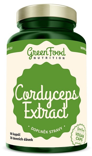 Levně GreenFood Cordyceps Extract 90 kapslí