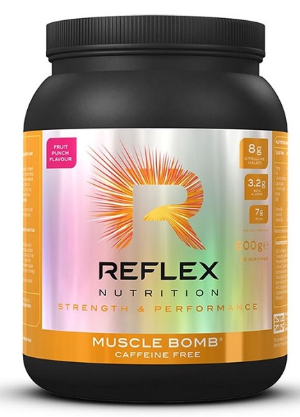 Levně Reflex Nutrition Reflex Muscle Bomb Caffeine Free 600 g - black cherry