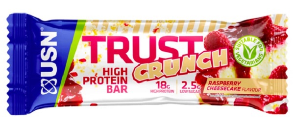 Levně USN (Ultimate Sports Nutrition) USN Trust Crunch 60g - malinový cheesecake
