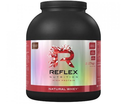 Reflex Nutrition Reflex Natural Whey 2,27kg – jahoda + Vitamin D3 100 kapslí ZDARMA