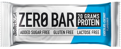 BioTech USA Zero Bar, proteinová tyčinka, 50 g Příchuť: Čokoláda/Kokos