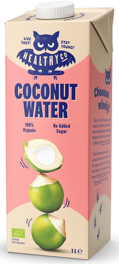 Levně FCB HealthyCo ECO Coconut Water Kokosová voda 1l