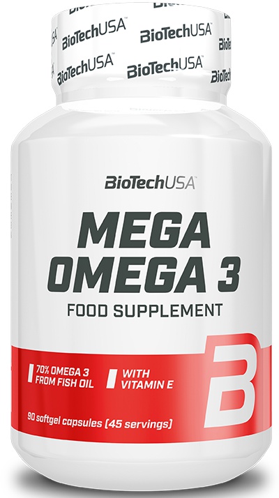 BioTech USA Mega Omega 3 Balení: 90 kapslí