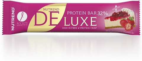 Nutrend DELUXE 60 G JAHODOVÝ CHEESECAKE Proteinová tyčinka, , velikost 60 G