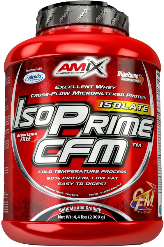 Amix Nutrition Amix IsoPrime CFM Whey Protein Isolate 2000 g - bílá čokoláda