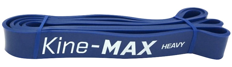 Levně Kine-MAX Posilovací guma Super Loop Resistance band Kit - heavy modrá