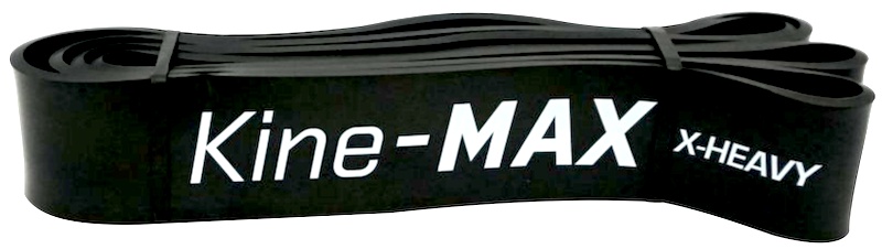 Levně Kine-MAX Posilovací guma Super Loop Resistance band Kit - xheavy černá