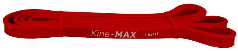 Levně Kine-MAX Posilovací guma Super Loop Resistance band Kit - light červená