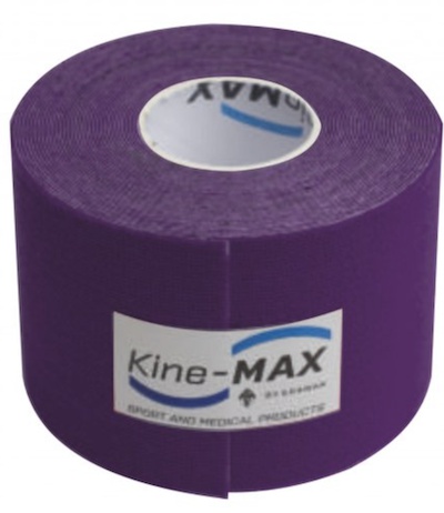 Levně Kine-MAX Tape Super-Pro Cotton Kinesiologický tejp - Fialová