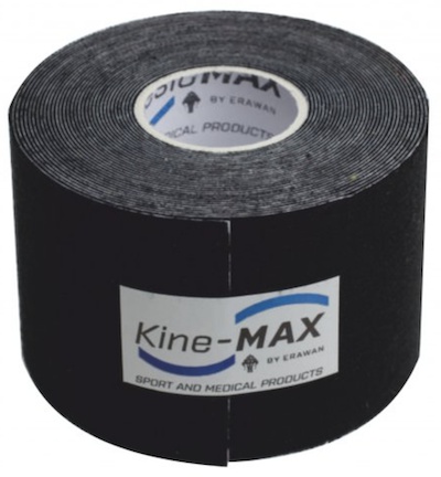 Levně Kine-MAX Tape Super-Pro Cotton Kinesiologický tejp - Černá