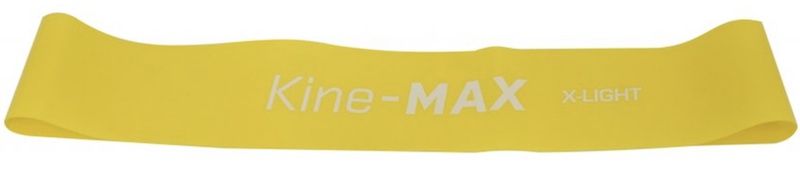 Levně Kine-MAX Mini Loop Resistance Band Kit posilovací guma - Xlight žlutá