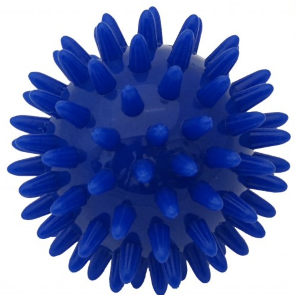 Levně Kine-MAX masážní míček ježek 6cm - modrá
