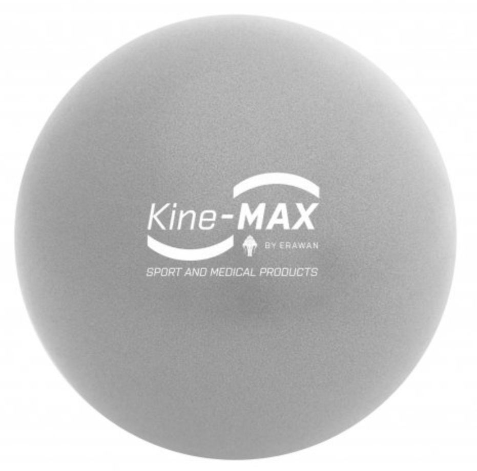 Kine-MAX Professional Overball cvičební míč 25cm - stříbrná