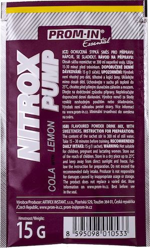 Prom-in Nitrox Pump Extreme 15 g - cola s citronem