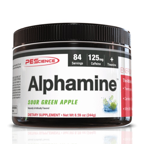 Levně PEScience Alphamine 174 g - Sour Green Apple