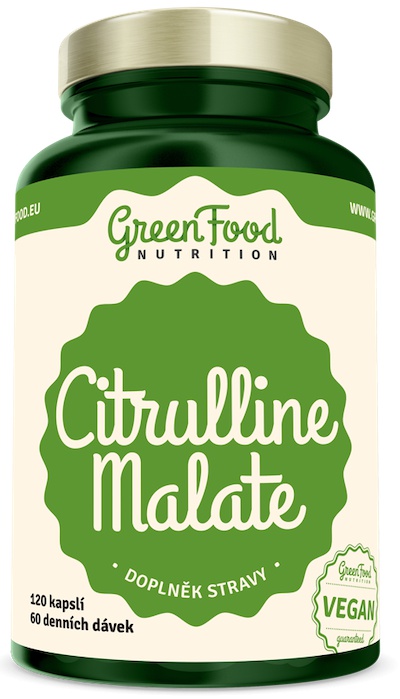 Levně GreenFood Citrulline Malate 120 kapslí
