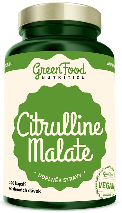 GreenFood Citrulline Malate 120 kapslí