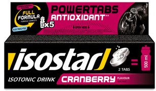 Isostar Power 10 tablet - brusinka