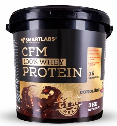 Levně Smartlabs CFM 100% Whey Protein 3000 g - čokoláda