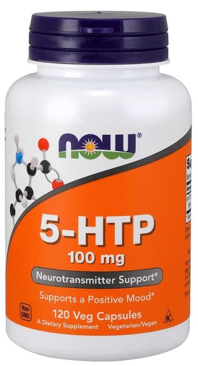 Levně Now Foods 5-HTP 100 mg 120 kapslí