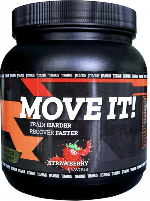 Levně Titánus Intraworkout MOVE IT 600 g - Jahoda