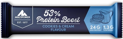 Levně Multipower 53% Protein Bar 45g - cookies & cream