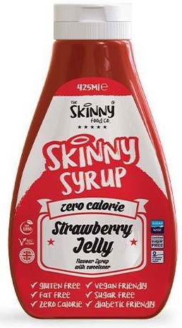 Levně The Skinny Food Co. The Skinny Food Co Zero Calorie Syrup 425ml - Strawberry Jelly