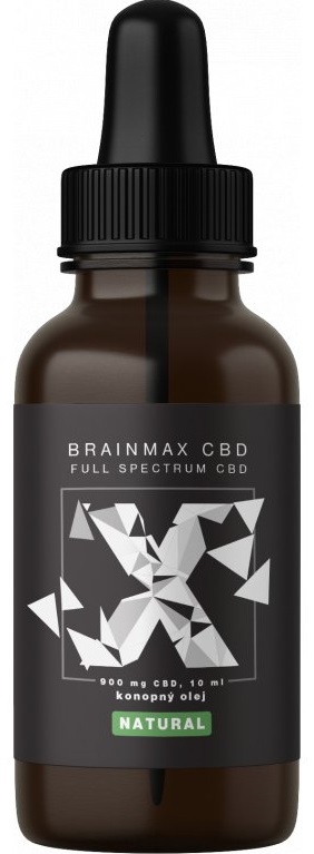 Levně BrainMax CBD olej 10 % 1000 mg 10 ml - Natural