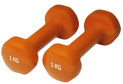 Činky neopren YATE 1kg/pár