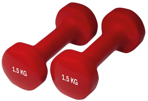 Činky neopren YATE 1.5kg/pár
