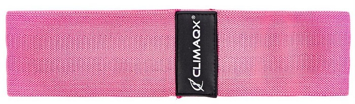 Levně Climaqx Posilovací guma Booty Band 1ks - růžová 31 cm