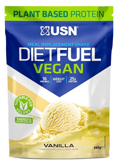 Levně USN (Ultimate Sports Nutrition) USN Diet Fuel Vegan 880g - vanilka