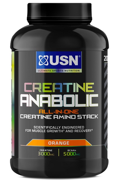 Levně USN (Ultimate Sports Nutrition) USN Creatine Anabolic 900 g - pomeranč