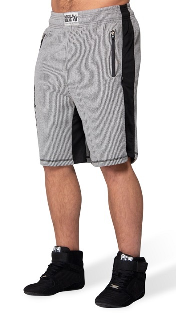 Gorilla Wear Pánské šortky Augustine Old School Shorts Grey - L/XL
