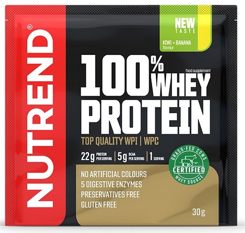 Nutrend 100% Whey Protein 30 g - karamel/latte