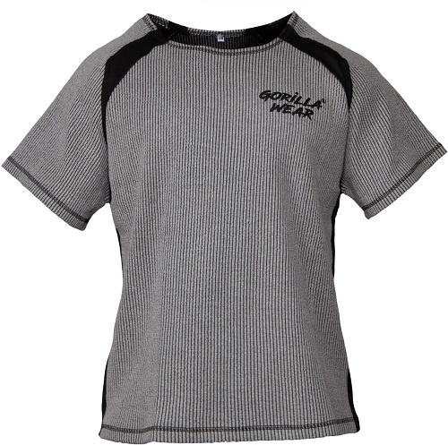 Levně Gorilla Wear Augustine Old School Work Out Top Grey - S/M