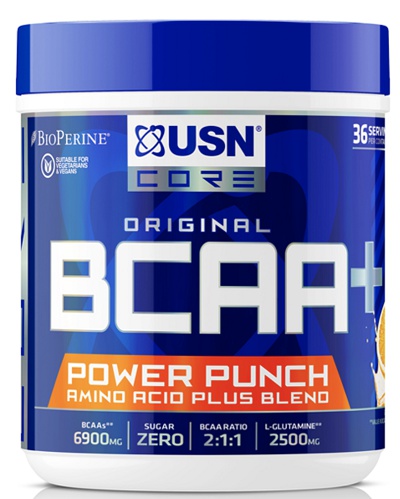 USN (Ultimate Sports Nutrition) USN BCAA Power Punch 400g - modrá malina