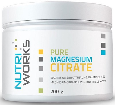 NutriWorks Pure Magnesium Citrate 200 g