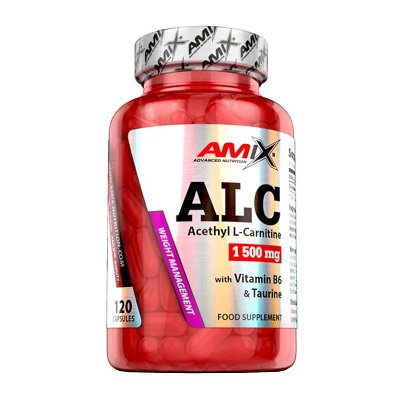Levně Amix Nutrition Amix ALC Acetyl L-Carnitine Taurine + vitamin B6 120 kapslí
