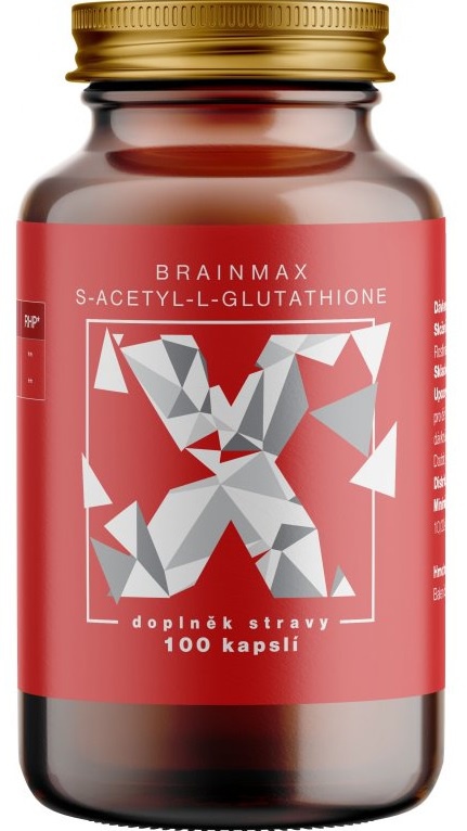 Levně BrainMax S-Acetyl-L-Glutathione 100 mg 100 kapslí