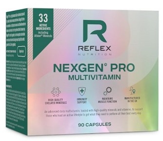 Levně Reflex Nutrition Reflex Nexgen PRO 90 kapslí + Reflex Omega 3 ZDARMA