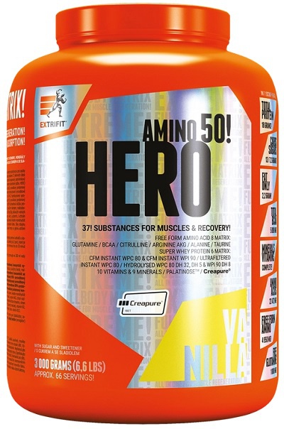 Extrifit Hero 3000 g - ovocný shake