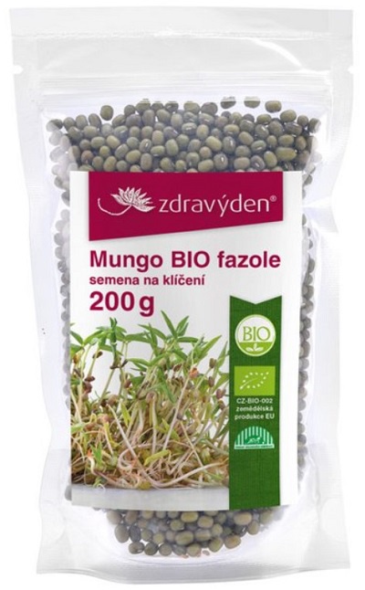 Zdravý den Mungo BIO 200 g - fazole na klíčení