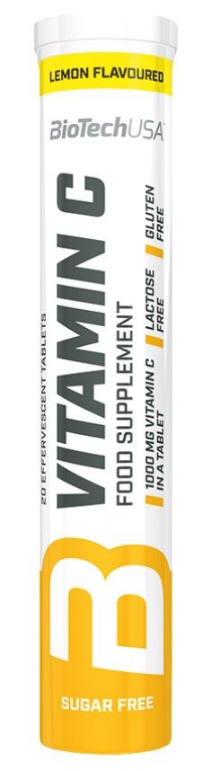 Biotech USA BioTechUSA Vitamin C 1000 mg 20 šumivých tablet
