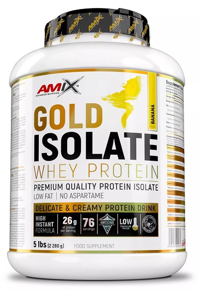 Amix Nutrition Amix Gold Whey Protein Isolate 2280 g - přírodní čokoláda