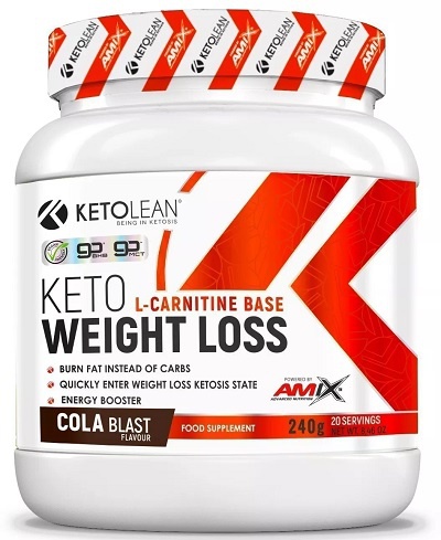 Amix Nutrition Amix KetoLean Keto goBHB Weight Loss 240 g - cola
