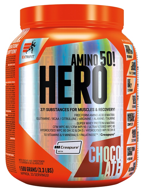 Extrifit Hero 1500 g - ledová káva